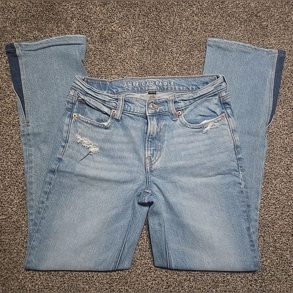 American Eagle Outfitters Denim - VTG American Eagle 90s Low Rise Skinny Kick Jeans Womens, Size 4, Stretchy Flare